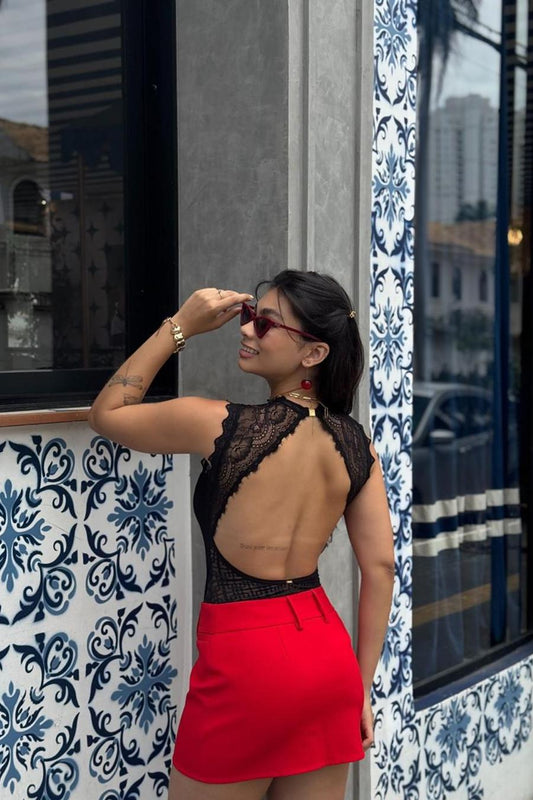 SLEEVELESS CHINTZ BODY