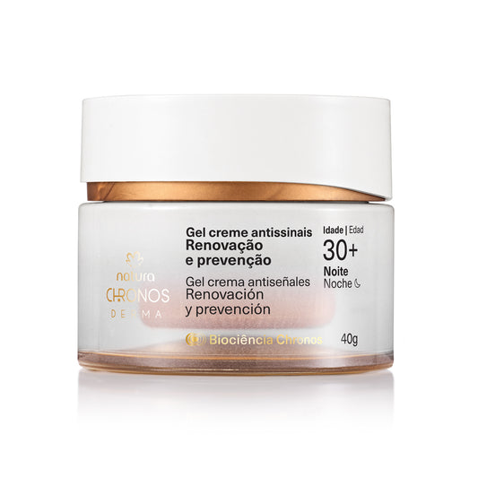 Anti-Ageing Renewal and Prevention Gel Cream 30+ Night Chronos Derma