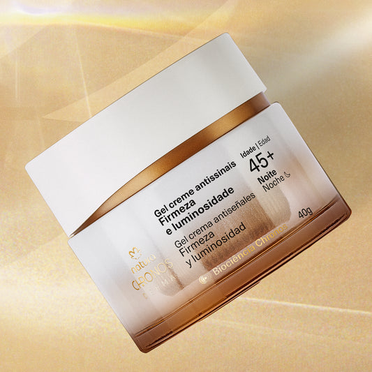 Anti-Ageing Firming and Brightening Gel Cream 45+ Night Chronos Derma