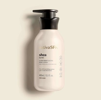 Nativa Spa Shea Butter Moisturizing Lotion, 400ml