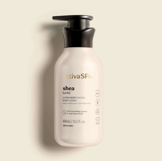 Nativa Spa Shea Butter Moisturizing Lotion, 400ml