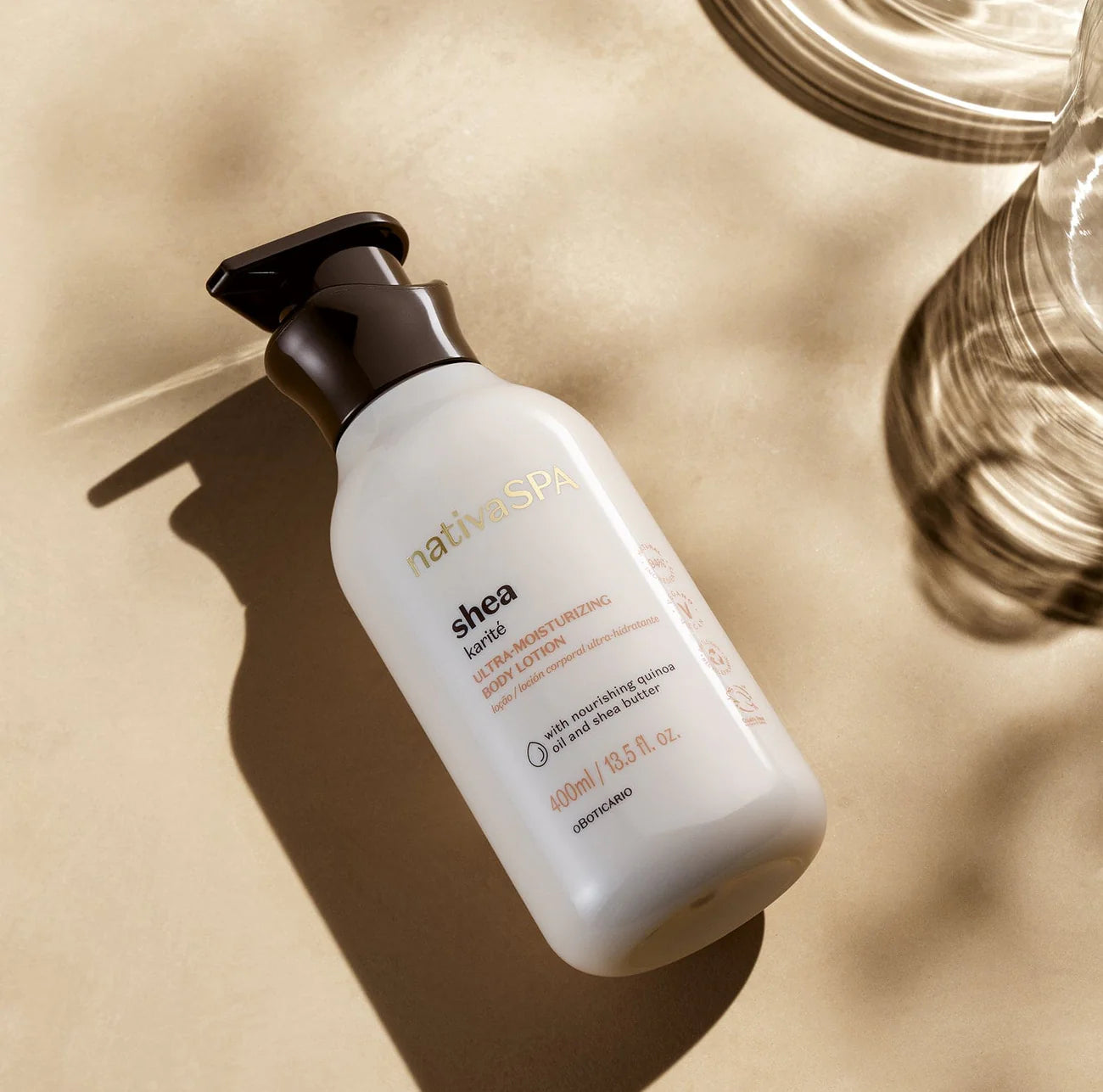 Nativa Spa Shea Butter Moisturizing Lotion, 400ml