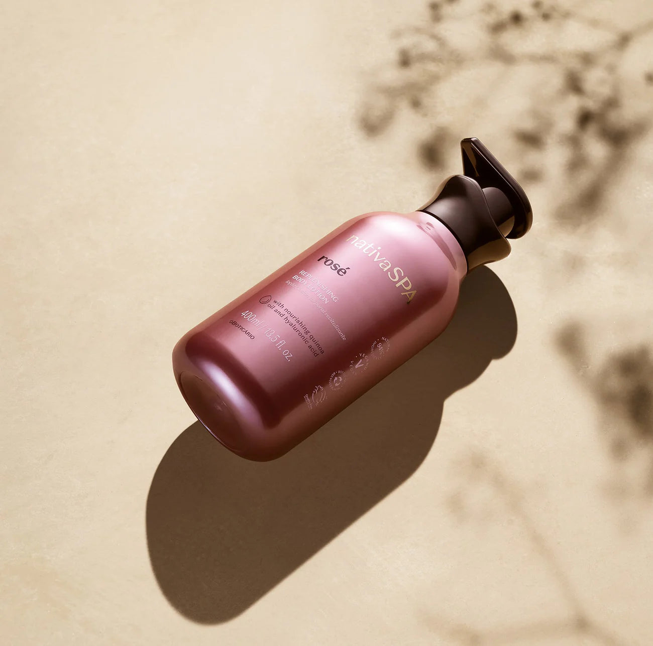 Nativa Spa Rosé Revitalizing Body Lotion, 400ml